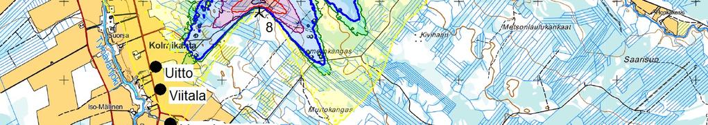 1000 1500 2000 m Map: Maastokartta_50000, Print scale 1:50