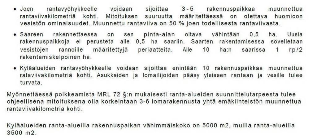 määräyksiä Oheisella
