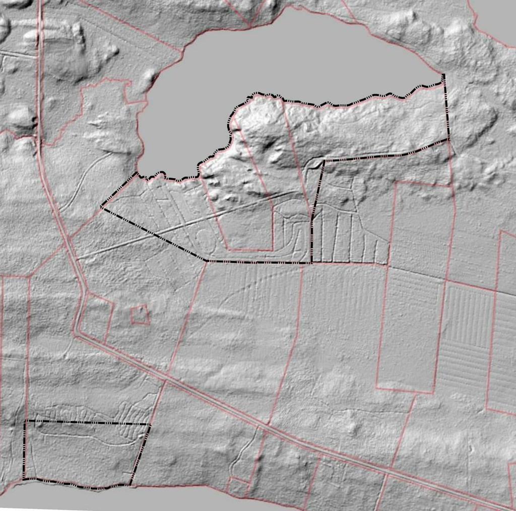 YLI-HEIKINJÄRVEN RANTA-ASEMAKAAVA 9 Kuva 6 Topografian suuntautumista ja korkeustasoja havainnollistava