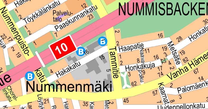 9 (11) Nummi: Nummella kohteeseen Tammitien kulma kaavoitetaan kerrostaloasumista. Kaavan valmistelu on jo kohtalaisen pitkällä.