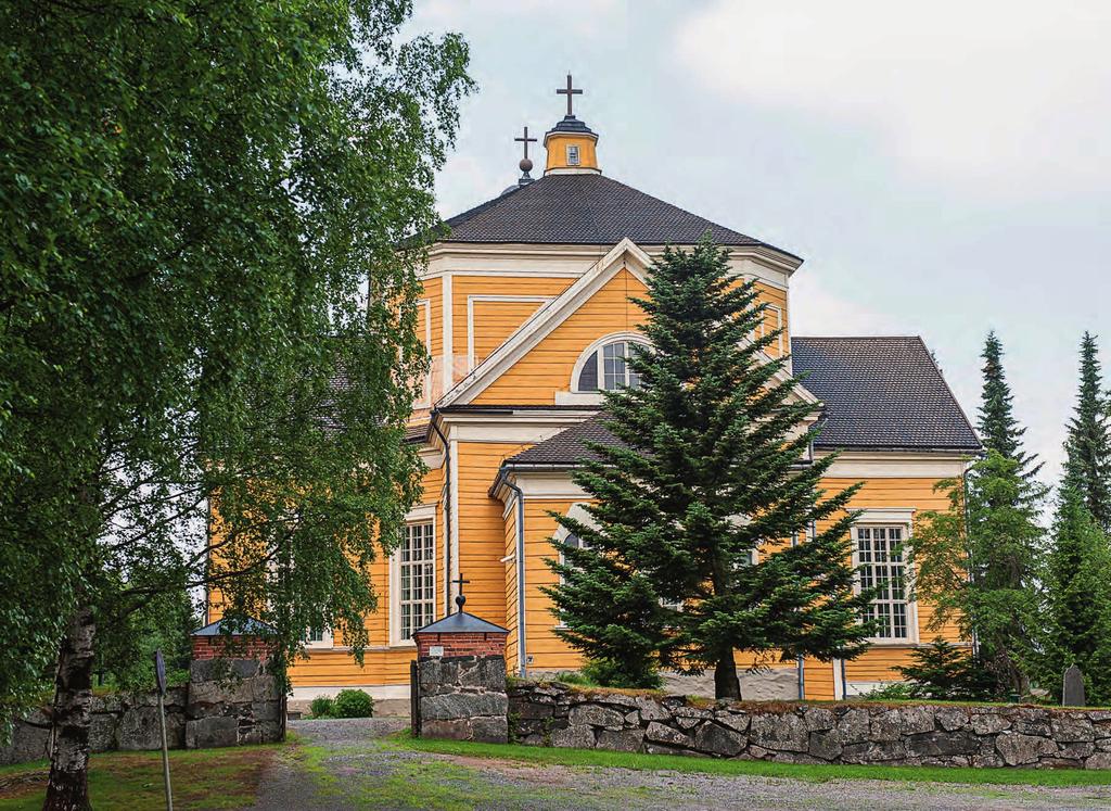 Ylöjärven kaunis vanha puukirkko aivan Vivacen lähellä 7