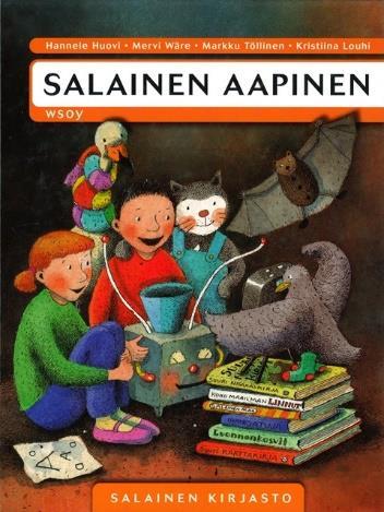 34. SALAINEN aapinen. Laatineet Hannele Huovi ym. Kuvittanut Kristiina Louhi. Esillä 1. 2. painos. WSOY 2001.