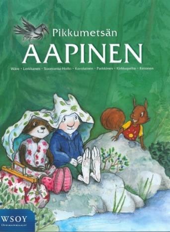 Kuvituksessa näkyy uudenlainen teknologia muun muassa sähköpostiviestien muodossa. 36. PIKKUMETSÄN aapinen. Laatineet Mervi Wäre, Marja- Kristiina Lerkkanen ym.