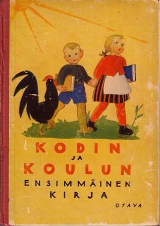 16. KODIN ja koulun ensimmäinen kirja. Niemen-Genetzin mukaan toimittanut Linda Pylkkänen. Kuvittanut Martta Wendelin. Esillä 14. painos. Otava 1940. Uudistettu laitos, 1.