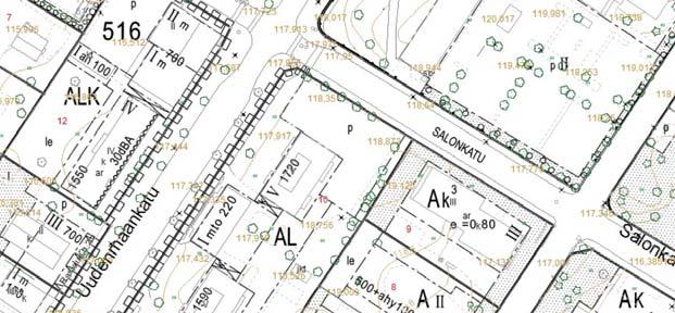 kiinteistöllä 106-6-522-8 asuinrakentamiseen 500 k-m² + ahy 100 k-m².