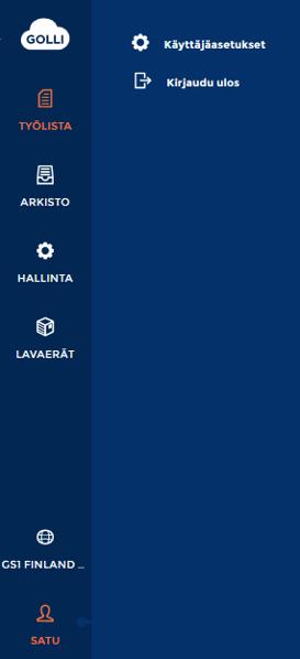 2 Organisaatio- ja käyttäjätiedot 2.