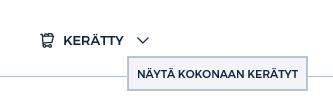 Kerätyt rivit saa takaisin näkyviin samaan tapaan painikkeesta NÄYTÄ KOKONAAN KERÄTYT. 7.9.