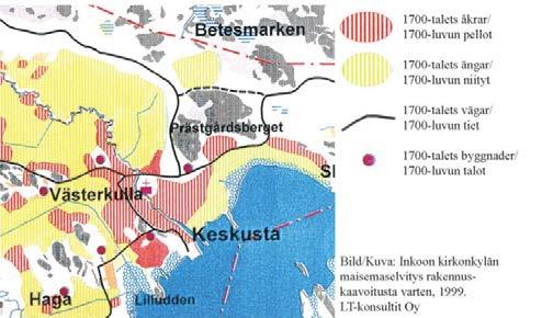 . Suunnittelualueen uvaus.. Historia Kironylän ehityshistoriaa Inoon ironylä on ehittynyt esiaiaisten uluväylien, Suuren Rantatien ja Inoonjoen solmuohtaan.