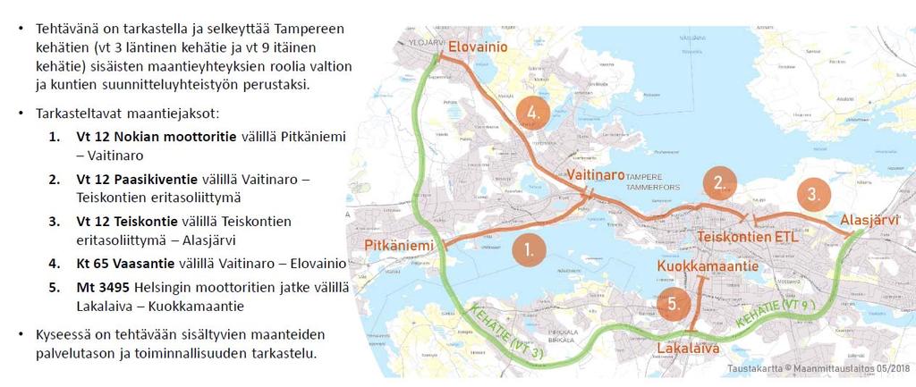 Käynnissä oleva selvitys: Tampereen