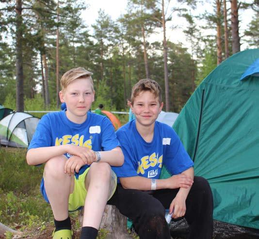 Lisäksi luvassa on oikeaa leirielämään, uintia sekä telttasaunan makoisat löylyt, telttailua, uusia kavereita ja