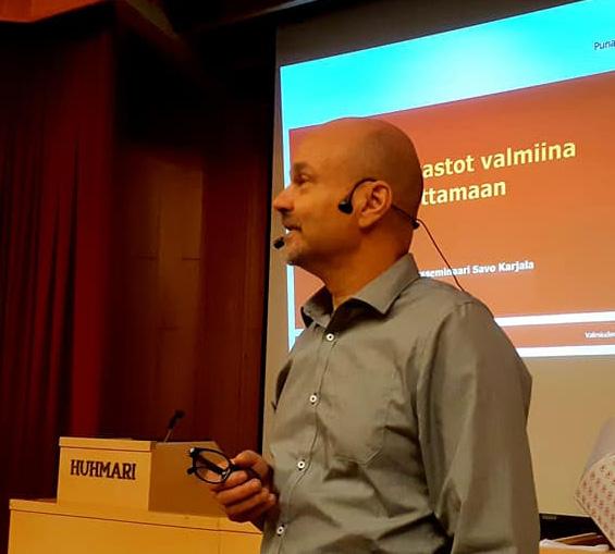 Pohjois-Karjalan pelastuslaitoksen uusi pelastusjohtaja Markus Viitaniemi alusti aiheesta järjestöt viranomaisen tukena.