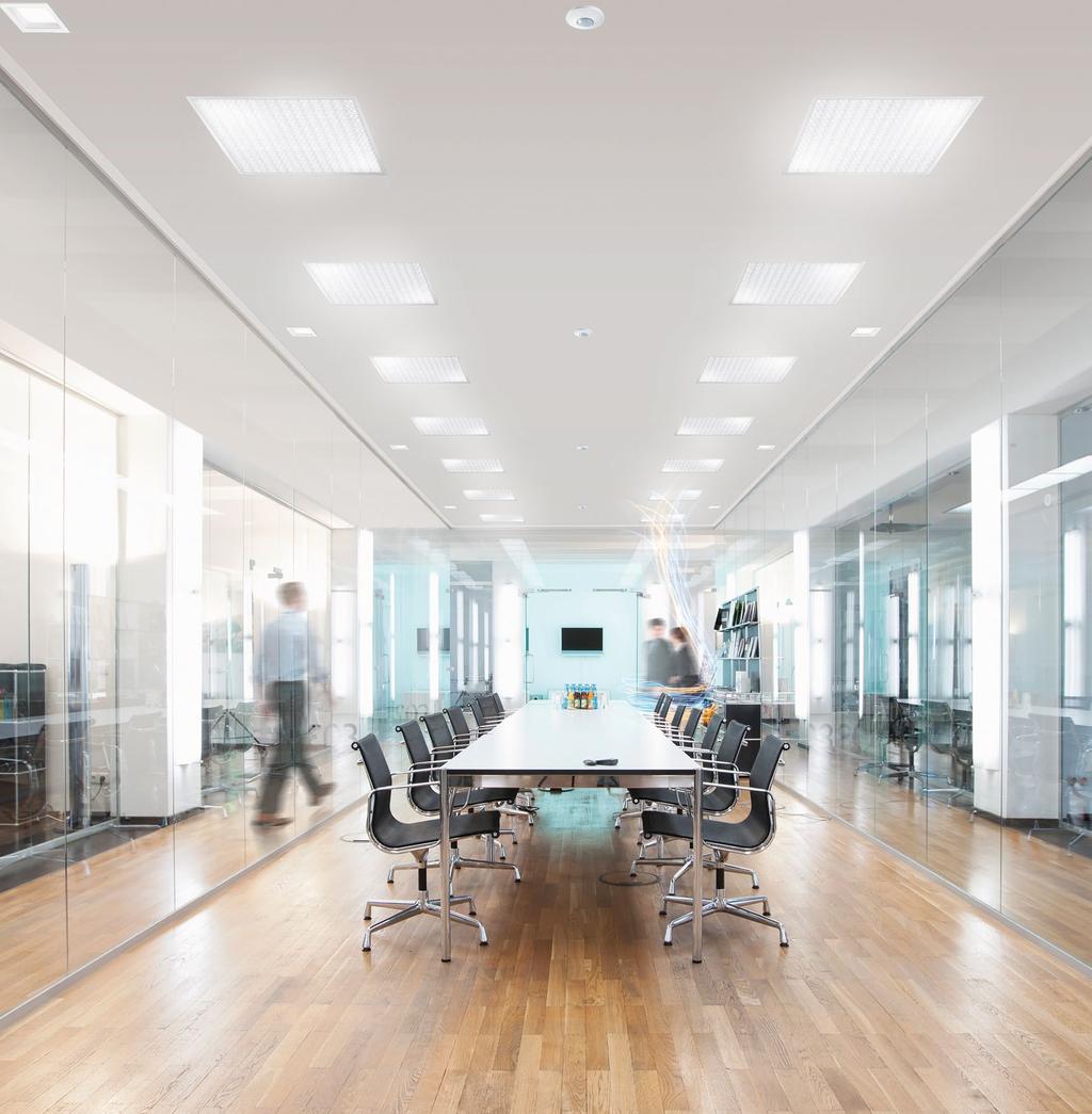 ESYLUX LIGHT CONTROL ESYLUXIN ÄLYKÄS OHJAUSTEKNIIKKA Toimistojen, oppilaitosten ja terveydenhoitolaitosten energiatehokkaaseen modernisointiin on monta hyvää syytä, mutta se on usein kallista ja