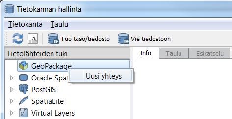 Käytetään tietojen poimintaan seuraavanlaista SQL-kyselyä: SELECT * Valitaan kaikki kentät FROM stand,operation Tauluista stand ja operation