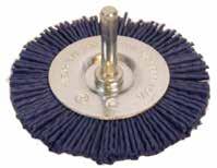 Teräslankaharja Lion (1) - lautasmalli, messingöity teräslanka - aallotettu lanka, vahvuus: 0,3 mm D MM L MM T MM RPM MAX 4.