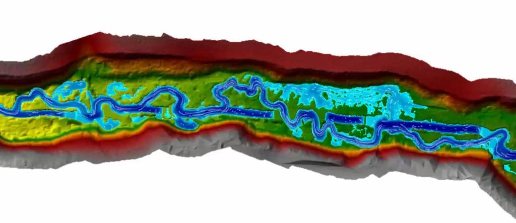 Suunnittelussa hyödynnettiin 2Dvirtausmallia (HecRas v.5.0.