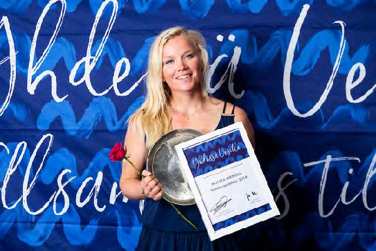 VUODEN PARHAAT 2018 Fair Play -pokaali, nopeusveneily: Lauri Landen PR-palkinto, nopeusveneily: Tuukka Lehtonen GMS-ruori, nopeusveneily: Juhani Manninen Reissumiehen pokaali, nopeusveneily: Ilkka