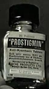 Hoito Antikoliiniesteraasit: pyridostigmiini (Mestinon)