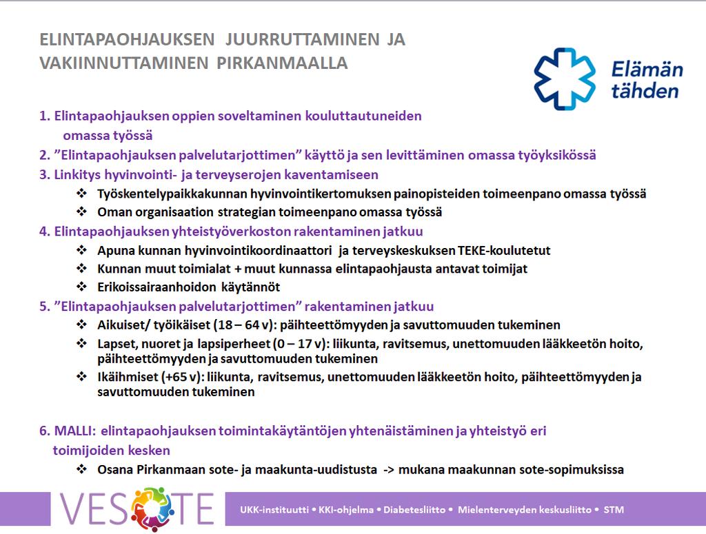 UKK-instituutti KKI-ohjelma Diabetesliitto