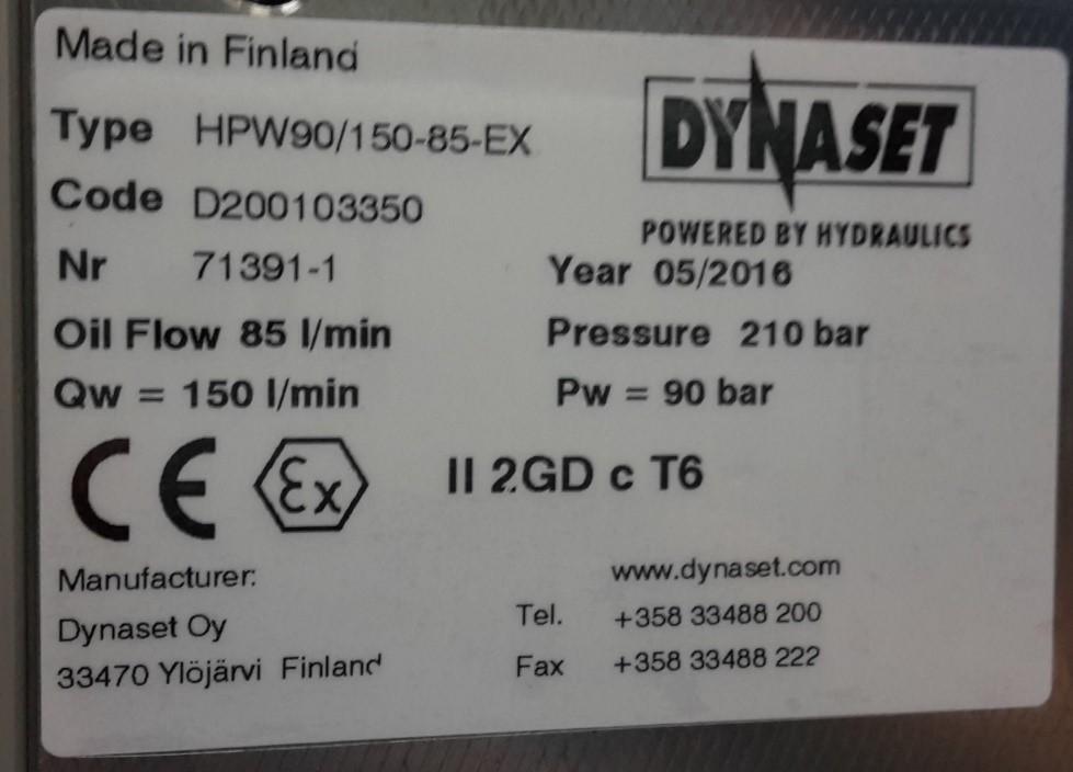 46 Kuva 18. ATEX tyyppikilpi.