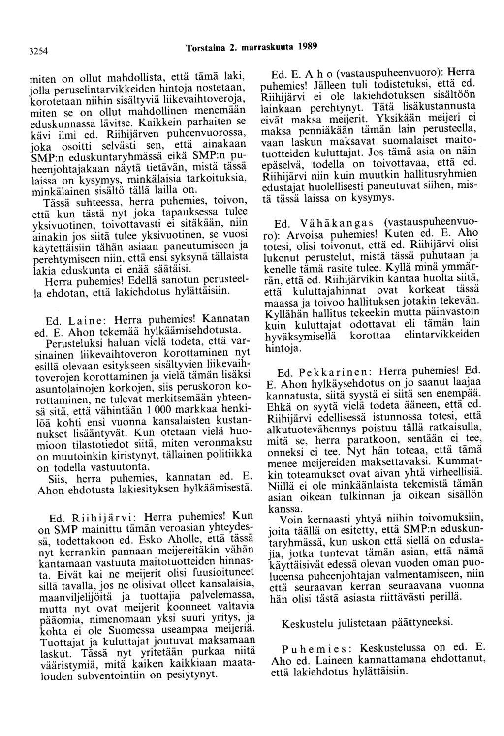 3254 Torstaina 2.
