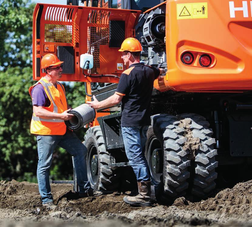 Global e-service Tekninen tukihitachi Parts Pidennetty takuu ja huoltosopimukset Jokaista uutta Hitachi Zaxis-6 -konetta suojaa valmistajan täydellinen takuu.