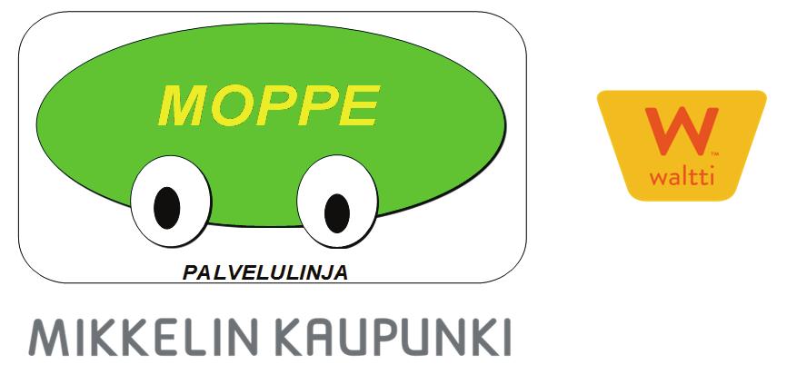 MOPPE PALVELULIIKENNE AIKATAULU 18.12.2018 ALKAEN Maanantai Perjantai / puh.