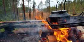 40 41 NÄE JA KOE Helvetinjärven kansallispuisto Rotkolaaksoja, jyrkkärantaisia järviä ja pieniä metsälampia. Alueen tunnetuin nähtävyys Helvetinkolu.