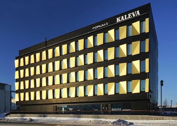 Projektit Kaleva Oy:n toimitalo, Oulu 1. Kaleva Oy rakennutti uudet toimitilansa Oulun Karjasillalle, ruutukaavakeskustan tuntumaan.