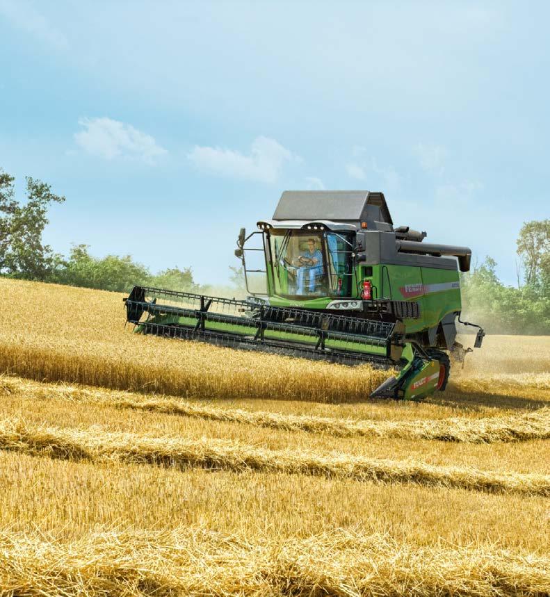 FENDT PARALEVEL Älykäs kaltevuuden kompensointi Erittäin tehokas myös rinnepellolla Puimurimallit Fendt 5255 L PL ja Fendt 6275
