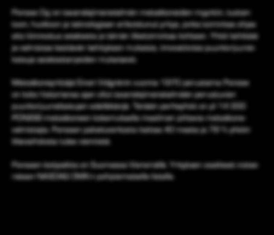 Metsäkoneyrittäjä Einari Vidgrénin vuonna 1970 perustama Ponsse on koko historiansa ajan ollut