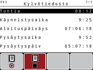 Käyttö, QUANTRON-A.9.2 Tallennuksen käynnistäminen 1 2 3 3 5 10 6 9 7 8 Kuva.