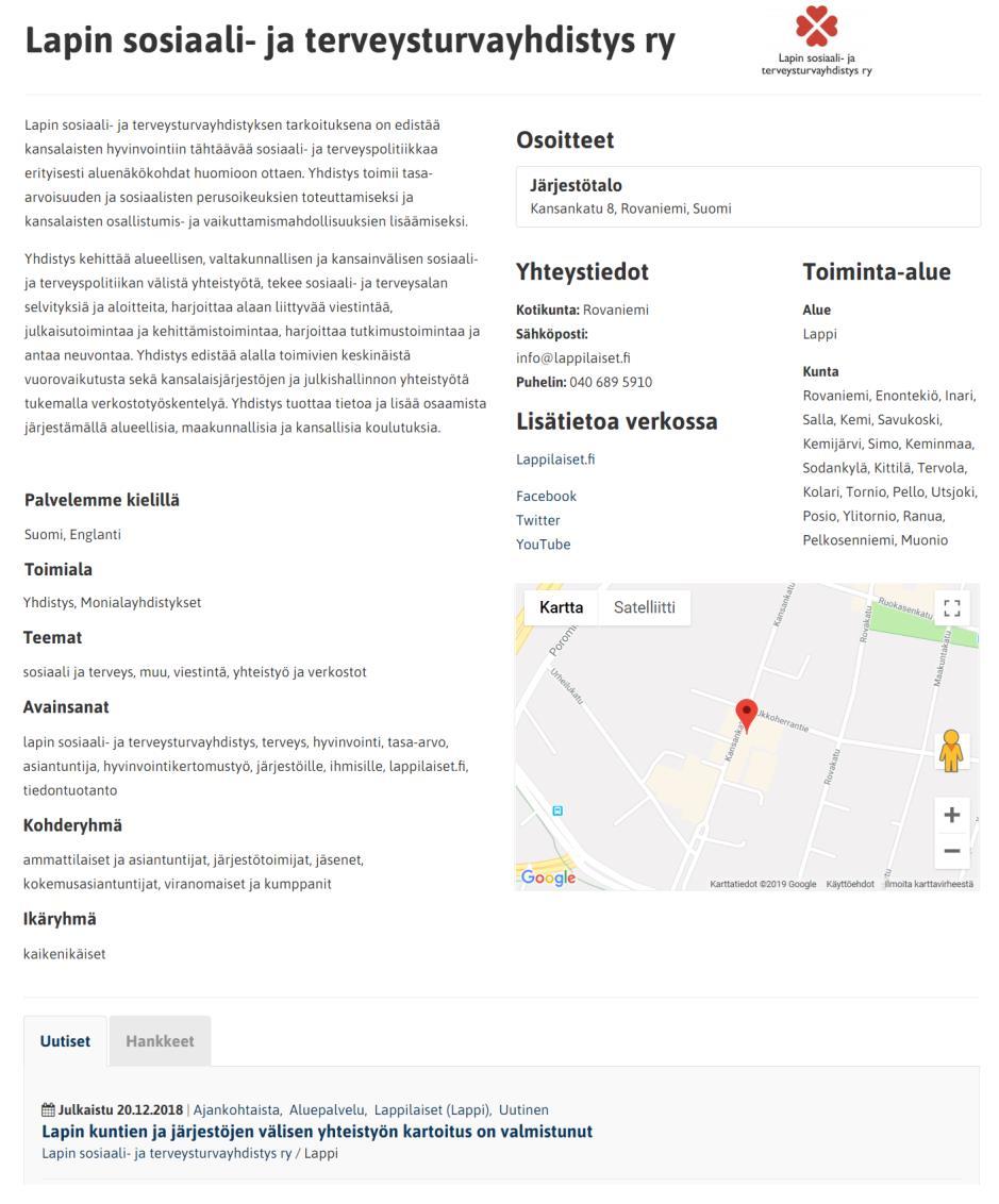 LAPPILAISET.FI -JÄRJESTÖTIETOPALVELU LYHYESTI Lappilaiset.fi - järjestötietopalvelu on maksuton tiedotus- ja viestintäkanava Lapissa toimiville järjestöille, yhdistyksille ja yhteisöille.