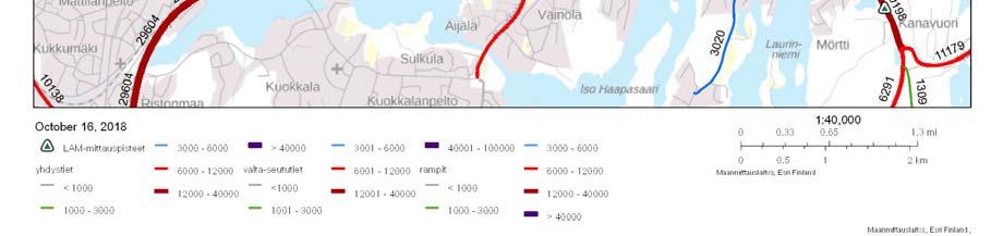 Vuonna 2017 Laukaassa Vaajakoskentiellä ajoneuvoyhdistelmä ajautui ulos tieltä kyljelleen pellolle. Kyydissä olleet 2-33 kg nestekaasupullot, nettomassaltaan noin 7 500 kg, säilyivät ehjinä.