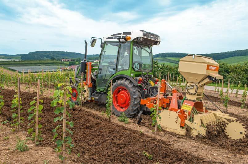 Voimakas ja sopeutuva: Etunostolaite Fendt 200 V/F Vario mallin etunostolaitteen nostokyky on 2 380 dan.
