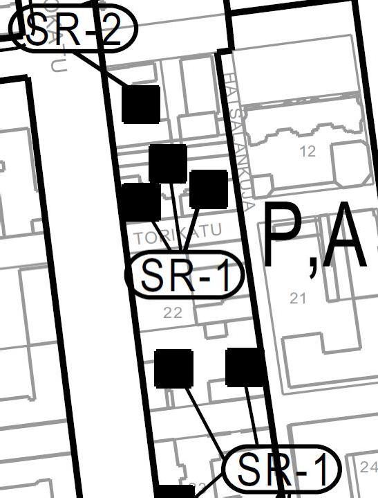 Voiportin rakennus Tulliportinkadun ja Puistokadun kulmassa on merkitty rakennukseksi (sr-2), jonka säilyttäminen tutkitaan asemakaavassa.