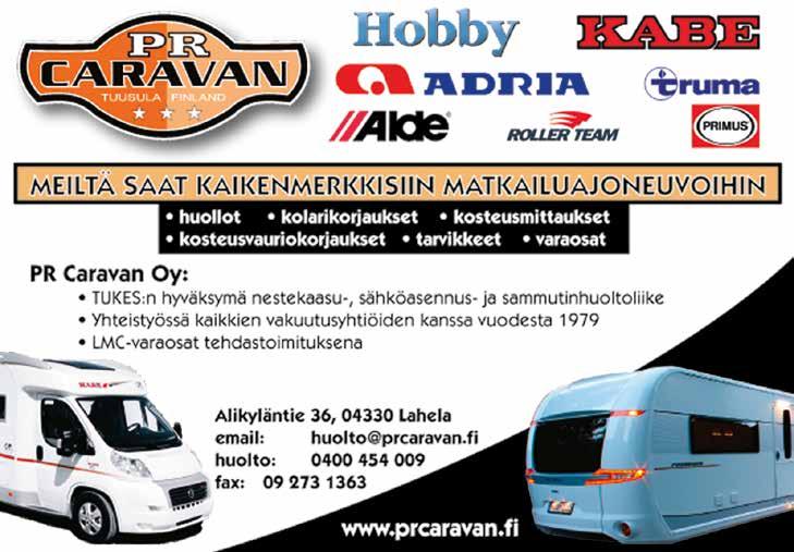 SFC KUUTOSET + Julkaisija: SF-Caravan Forssan seutu ry SF-Caravan Hankoniemi ry Hangöudd rf SF-Caravan Hyvinkään seutu ry SF-Caravan Itä-Uusimaa ry SF-Caravan Karkkila ry SF-Caravan Kerava ry nro