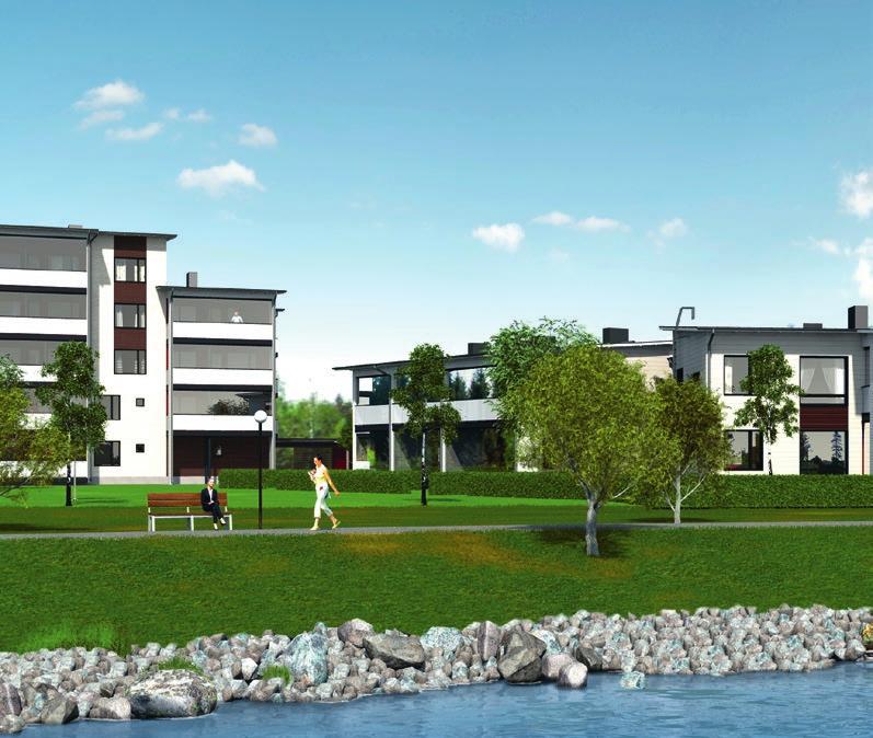 Taiteilijan näkemys ovat puu- tai teräsrankaisia kipsilevyseiniä tai kantavia betoniseiniä. esuhuoneiden seinät vesieristetään.