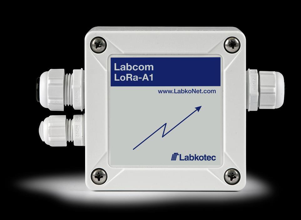 2 ASENNUS 2.1 Laitekotelon rakenne ja asennus Labcom LoRa-A1 laitekotelo on seinäasennettava. Kotelon mitat (mm) ovat 84*82*85.