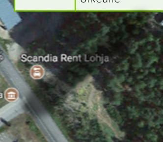 Kaistanvaihto oikealle Luokka Vakavuus Tyyppi
