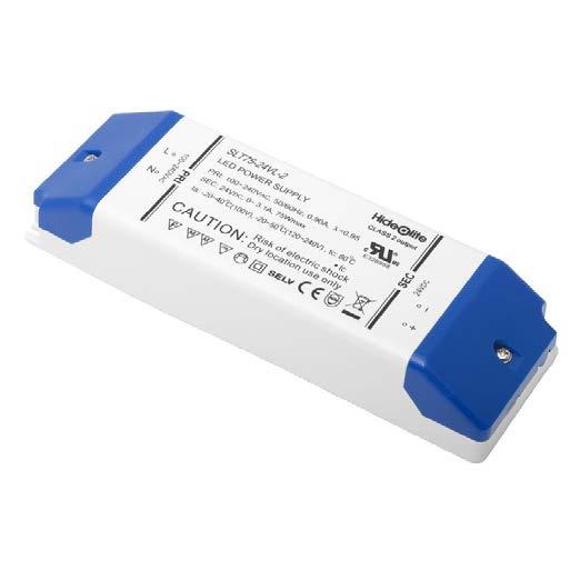12 HELIKUU LED-uuntaja SLT 24V 75w Tasajännitemuuntaja 24V LED-valonlähteisiin. Oikosulkusuoja, ylikuormitussuoja ja ylikuumenemissuoja automaattisella uudelleenkäynnistyksellä.