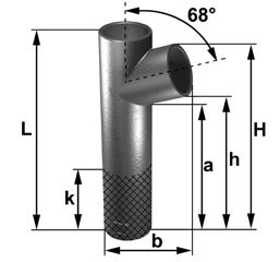 Pitkä haarayhde 45 SMU Plus S155 381 0220 374 100 430 238 424 346 241 20 5,85 107,20 S155