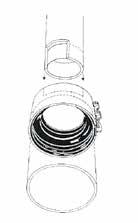 Tuotenro LVI-nro DN kpl/ltk Käyttöalue Hinta ( ) S155 759 0202 251 50 50 40-56 8,10 S155 790 0202 253 70 25 56-75 10,60 S155 833 0202 254 100 25 102-110 17,70 Plasto EPDM-kumi Kiristysmomentti 3..5-5.