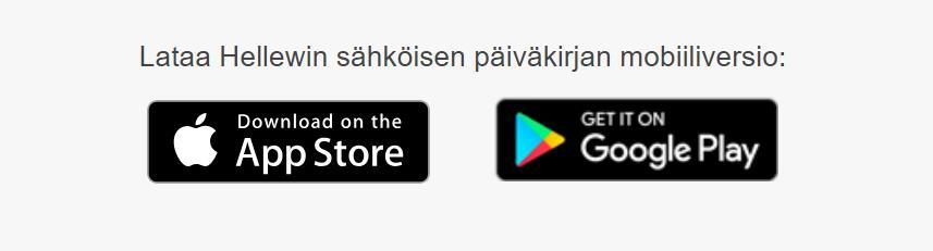 Sovelluksen lataaminen n käyttöä varten täytyy mobiililaitteeseen ladata