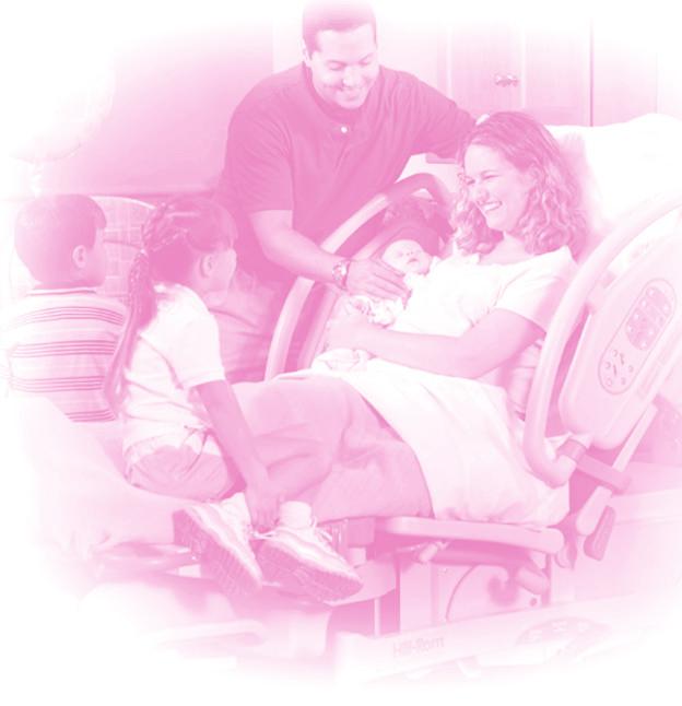 Selkä- ja istuinosan ilmalla täytettävät tyynyt vähentävät tarvetta muuttaa potilaan asentoa synnytyksen ajaksi.