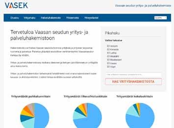 vapaa-aika ja kulttuuri elinkeinoelämä Vaasan seudulle uusi yritys- ja palveluhakemisto 16 Kristina Lau ja Maria Bariain tulivat Mustasaareen syksyllä tekemään vapaaehtoistyötä.