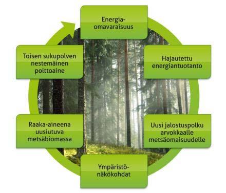 Hajautettu energiantuotanto hajautetusti työllistetty Suomi 4 Energiaomavaraisuuden nosto sekä uutta liiketoimintaa hajautetun energiantuotannon avulla Biojalostamoiden sijoittuminen harvaan