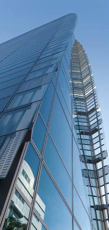 DOWSIL 895 STRUCTURAL GLAZING SEALANT SILIKONILIIMA RAKENNELASITUKSEEN 11 MUOTOILU JA ULKONÄKÖ: mahdollistaa kehyksettömän lasisen julkisivun melkein rajaton vapaus luoda uniikkeja