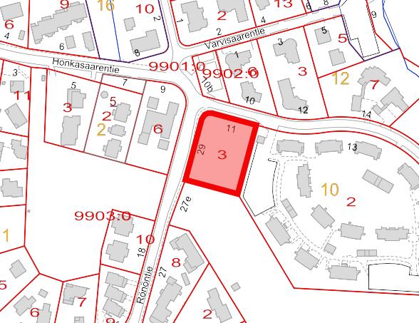 Kuopion kaupunki Pöytäkirja 2/2019 15 (39) 21 kuva 2: virastokartta Alimman hyväksyttävän hinnan määrittämistä varten on tontin arvosta pyydetty ulkopuolisen arvioitsijan lausunto.