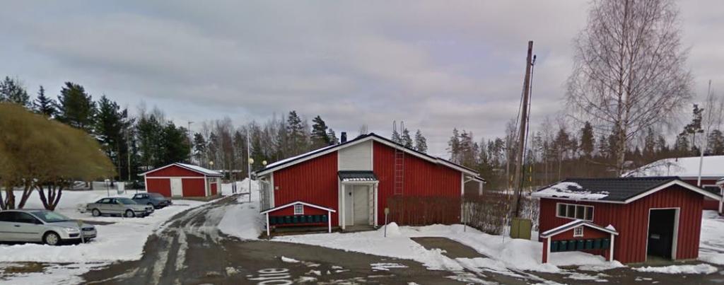 Kirjasto Rivitalon päätyseinää Suntianlahdelle on valmistunut