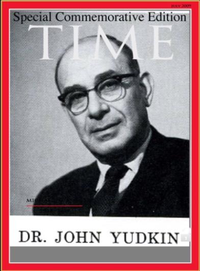 John Yudkin (1910 1995) toimi vuosina 1954 1971 Lontoon yliopiston ravitsemustieteen professorina.